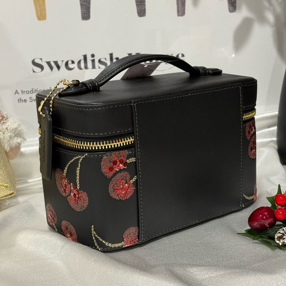 COACH Cosmetic Bags & Cases  cherry print pattern - Picture 4 of 11